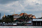 Bangkok - The Tha Thien pier along the Chao Praya River.